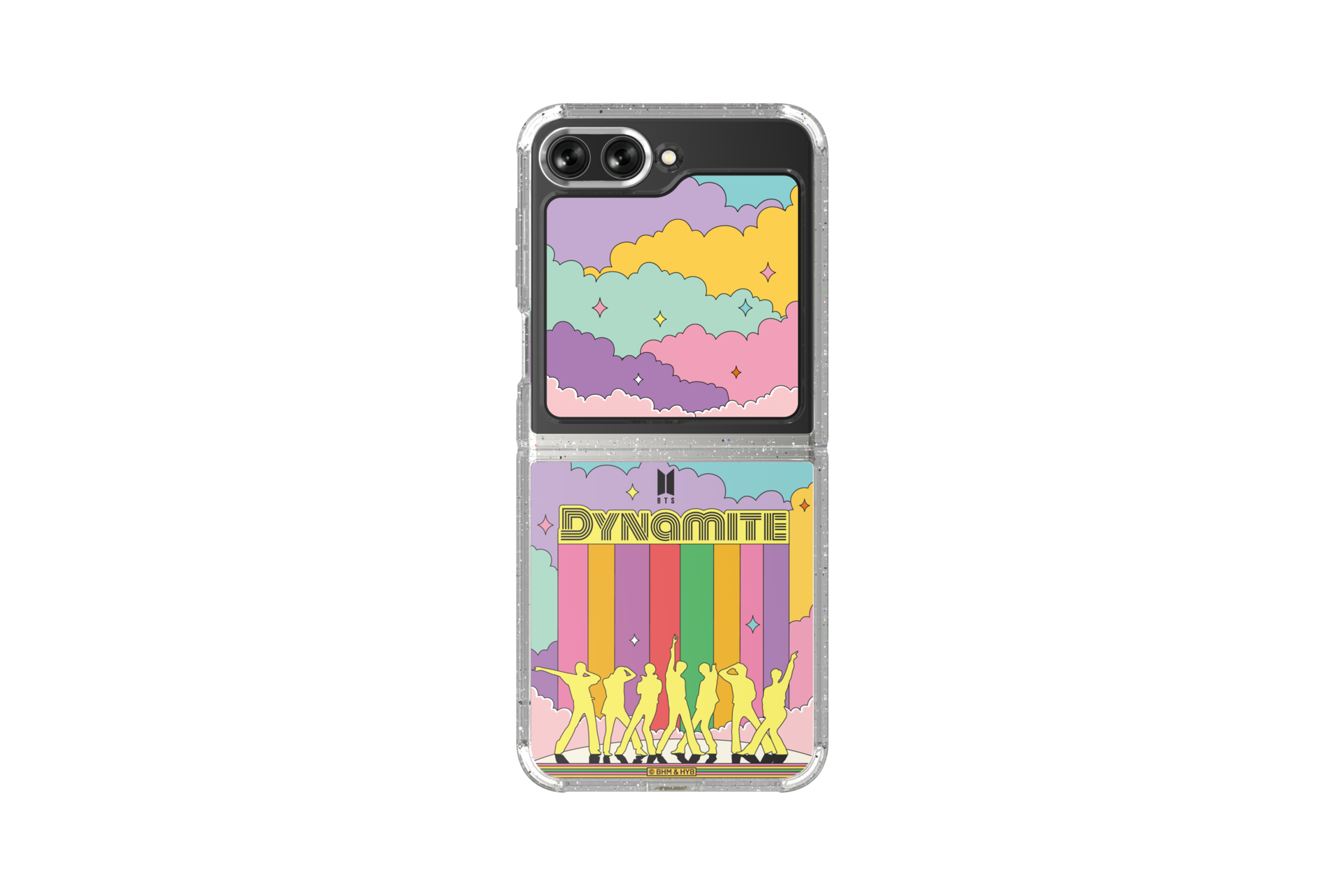 BTS Dynamite Flipsuit Card for Galaxy Z Flip5 Violet | Samsung 