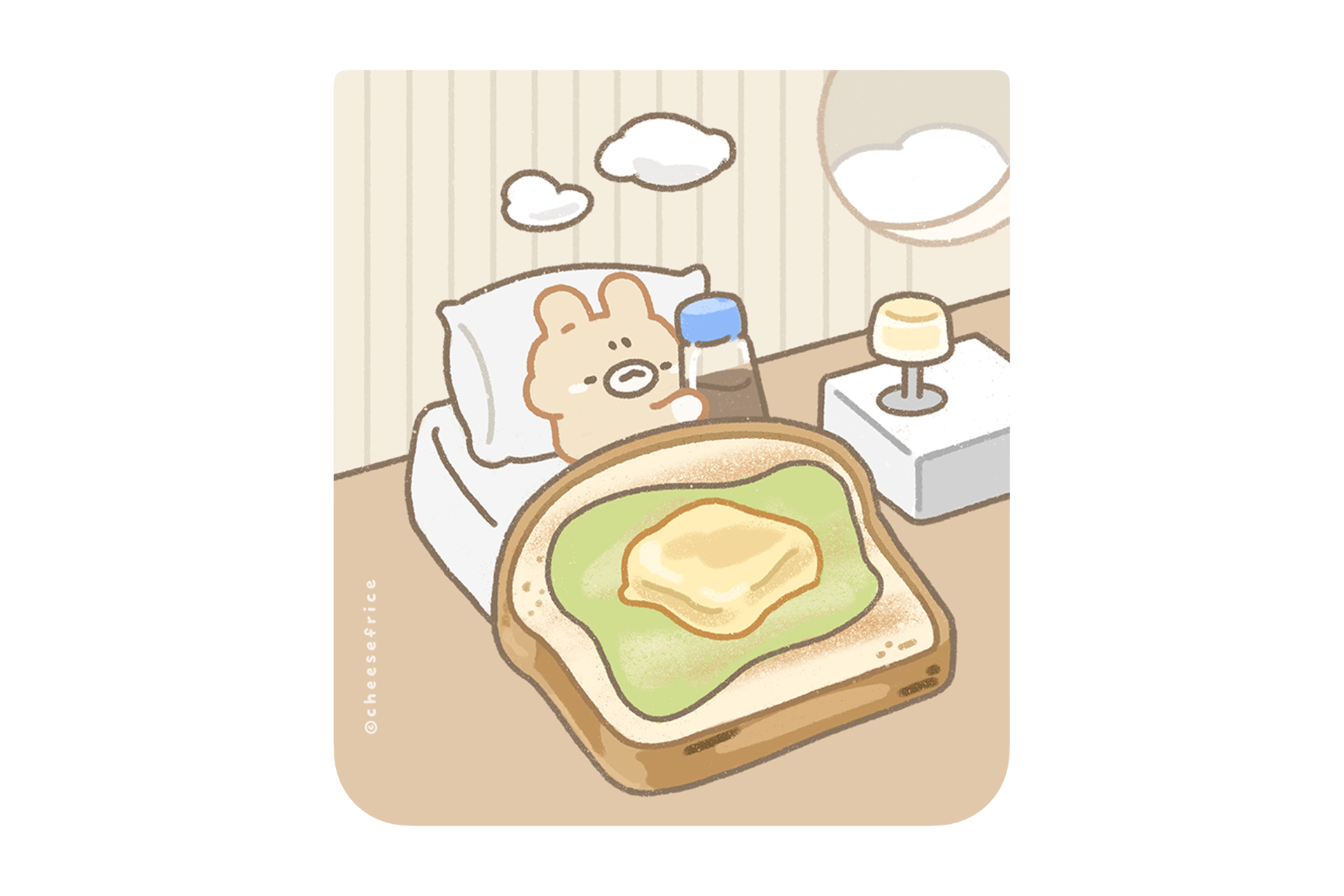 Dreaming of Kaya Toast by @cheesefrice Flipsuit Card for Galaxy Z Flip6