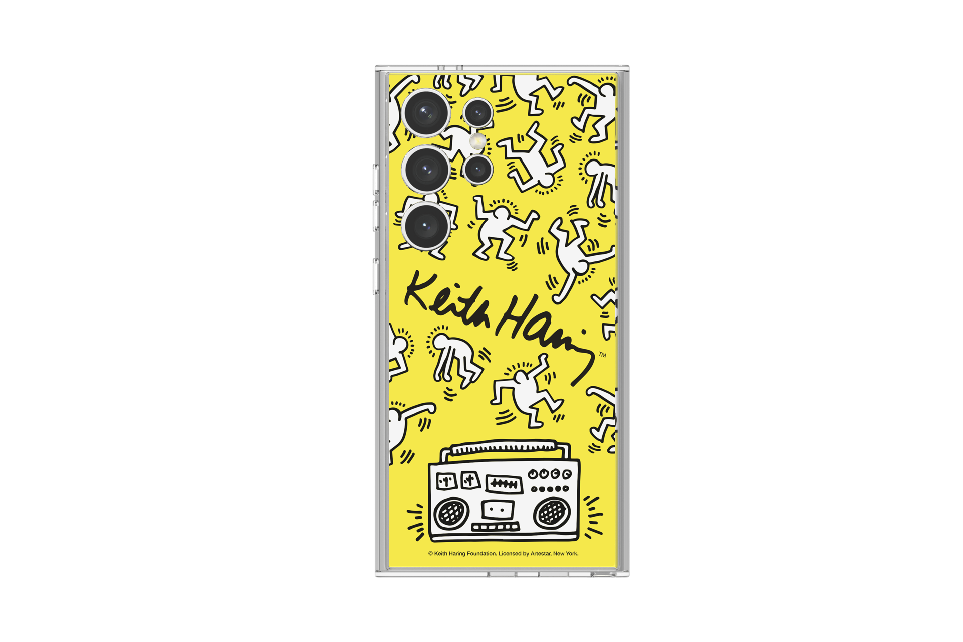 Keith Haring flipsuit card for Galaxy S24 Ultra