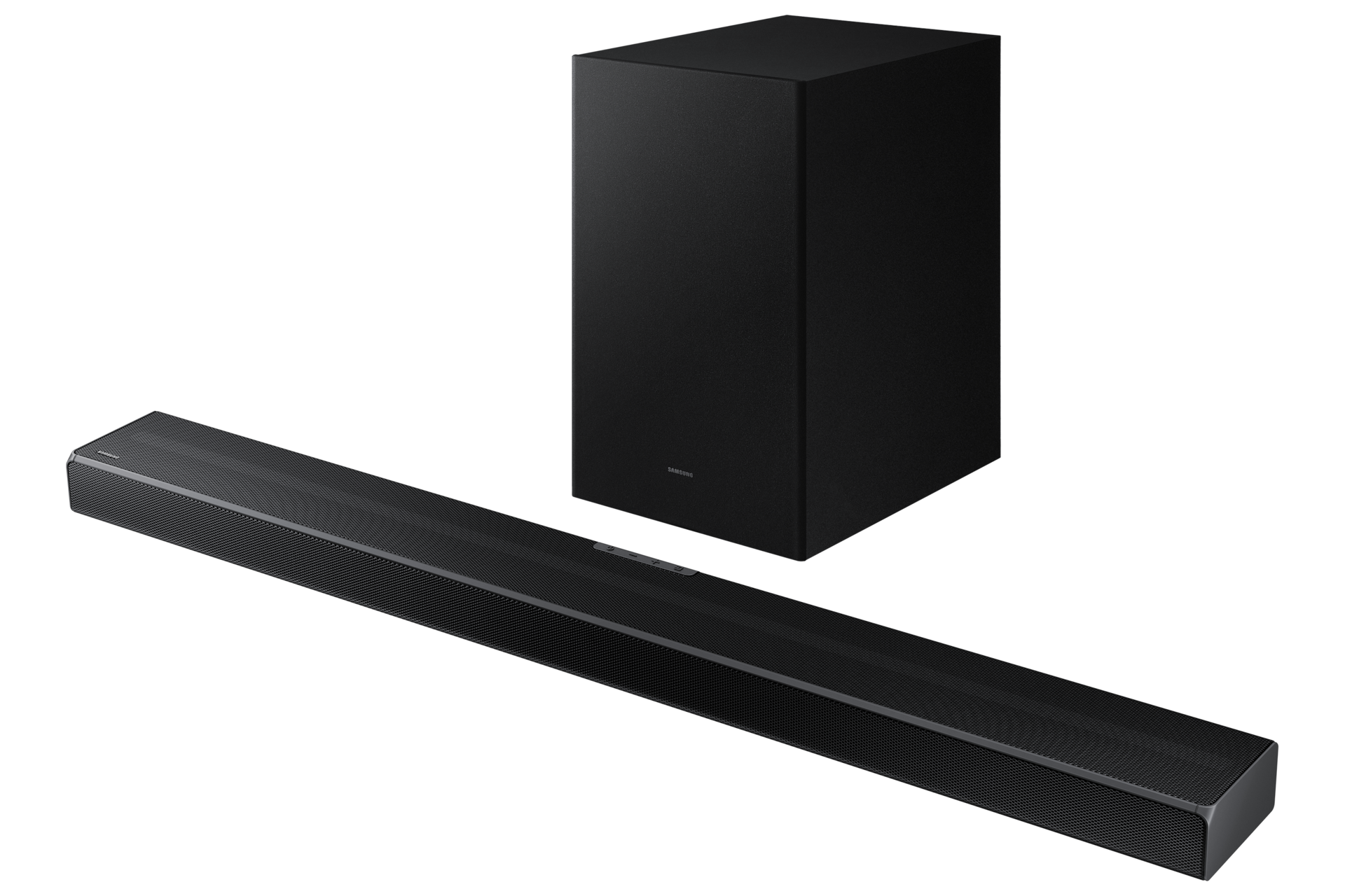 Samsung soundbar store with surround sound