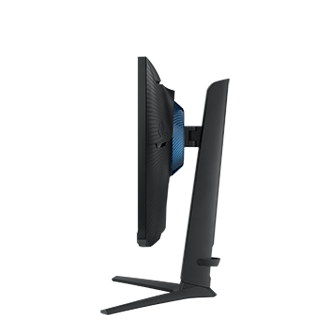 Samsung 25" Odyssey G4 Gaming Monitor (LS25BG400EEXXS) in Black - Right Side View