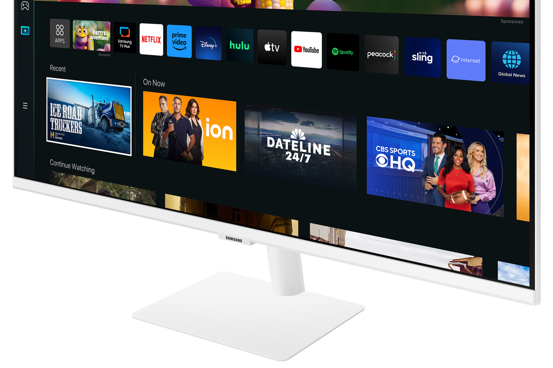 Buy the Samsung M5 LS27CM501EEXXS Smart monitor & TV in White Colour