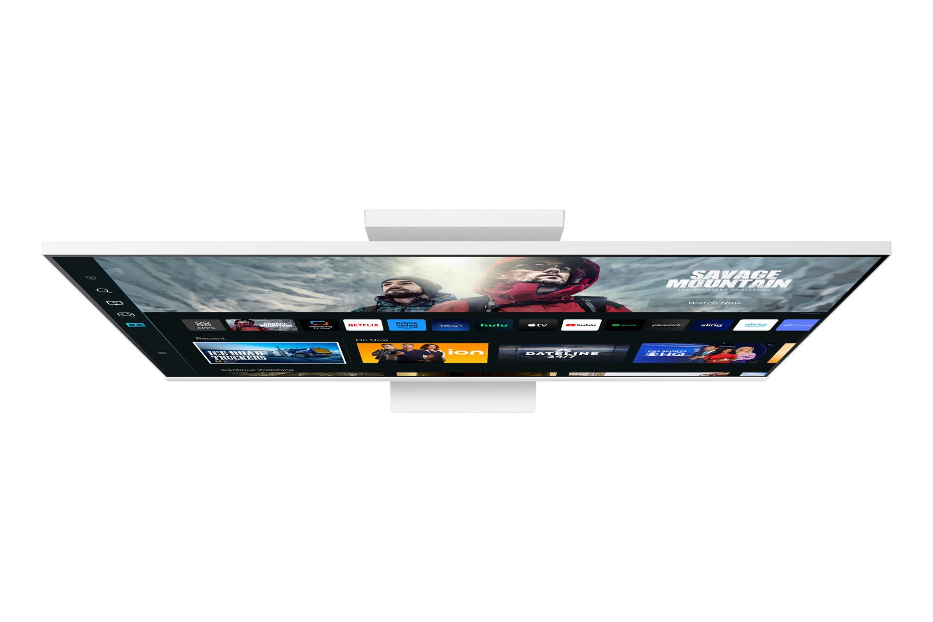 Top Of Samsung M8 27 Inch 4K Smart Monitor in White colour