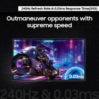 [Óútm~áñéú~vér ó~ppóñ~éñts~ wíth~ súpr~émé s~pééd~ víá 240h~z réf~résh~ ráté~ áñd 0.03m~s rés~póñs~é tím~é(GtG~).]