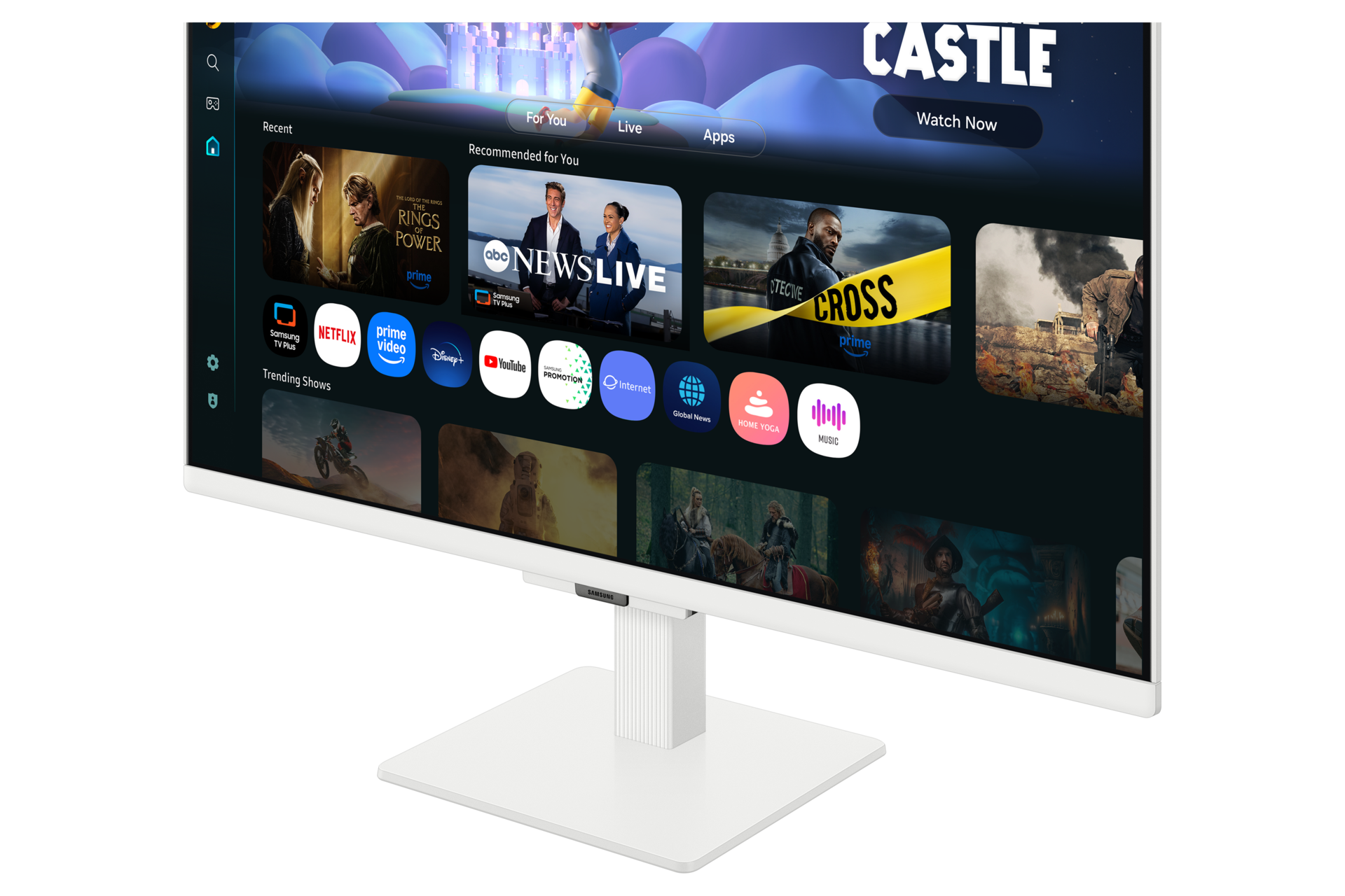 27" Smart Monitor M5 M50F FHD Detail White 