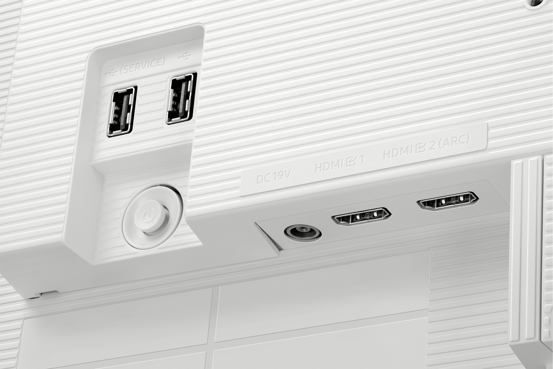 27" Smart Monitor M5 M50F FHD Detail-Connectivity1 White 