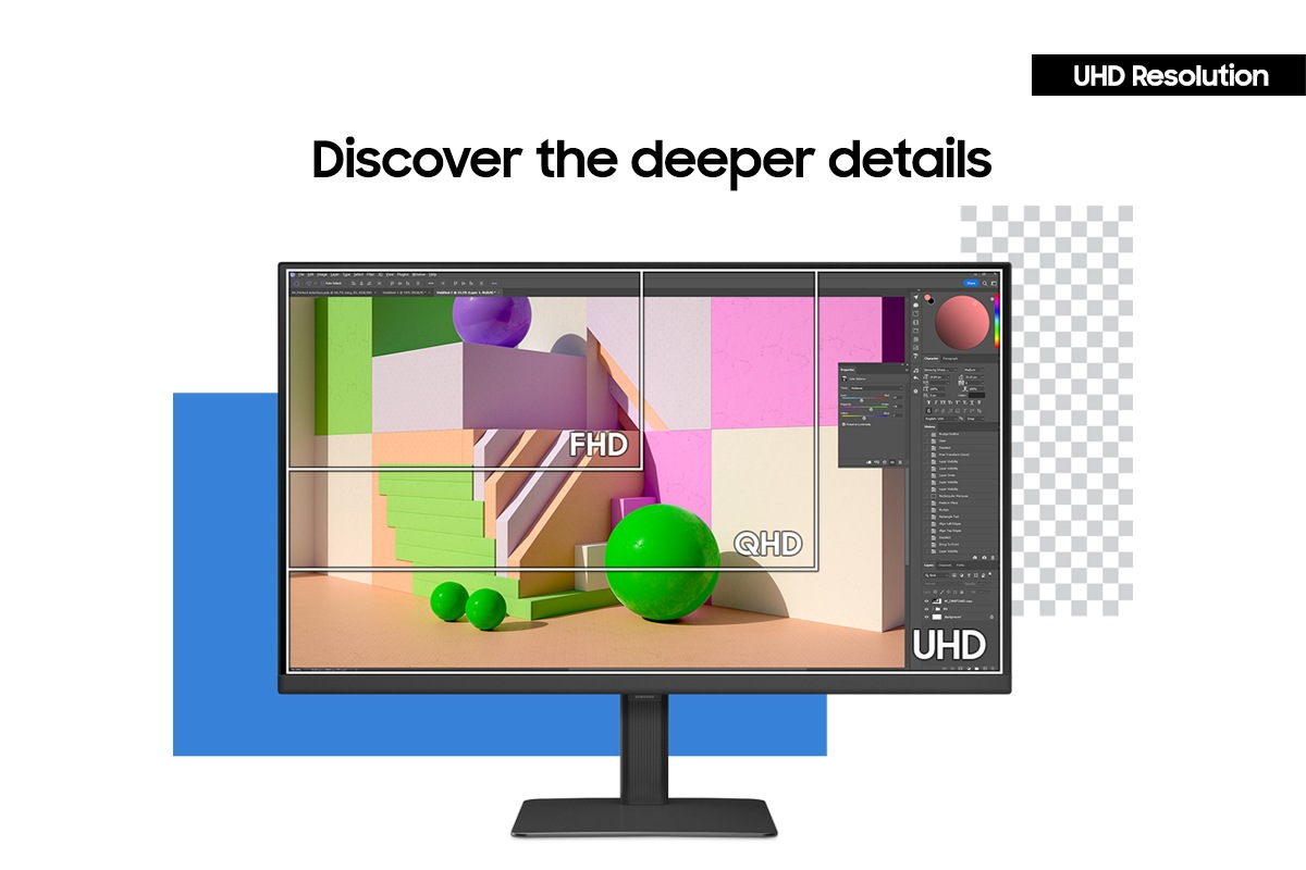 Discovers the deeper details with UHD resolution.