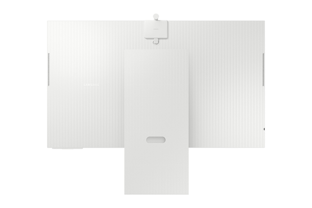 Rear of Samsung Smart Monitor M80D with Slimfit camera.