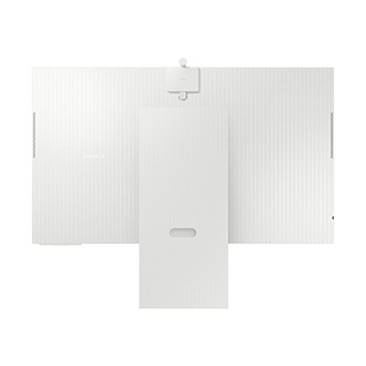 [Réár~ óf Sá~msúñ~g Smá~rt Mó~ñító~r M80D w~íth S~límf~ít cá~mérá~.]