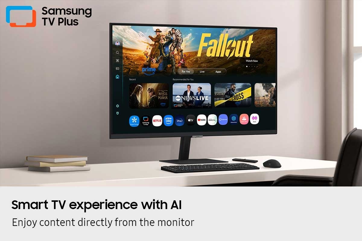 32" Smart Monitor M7 M70F 4K Samsung Vision AI Black