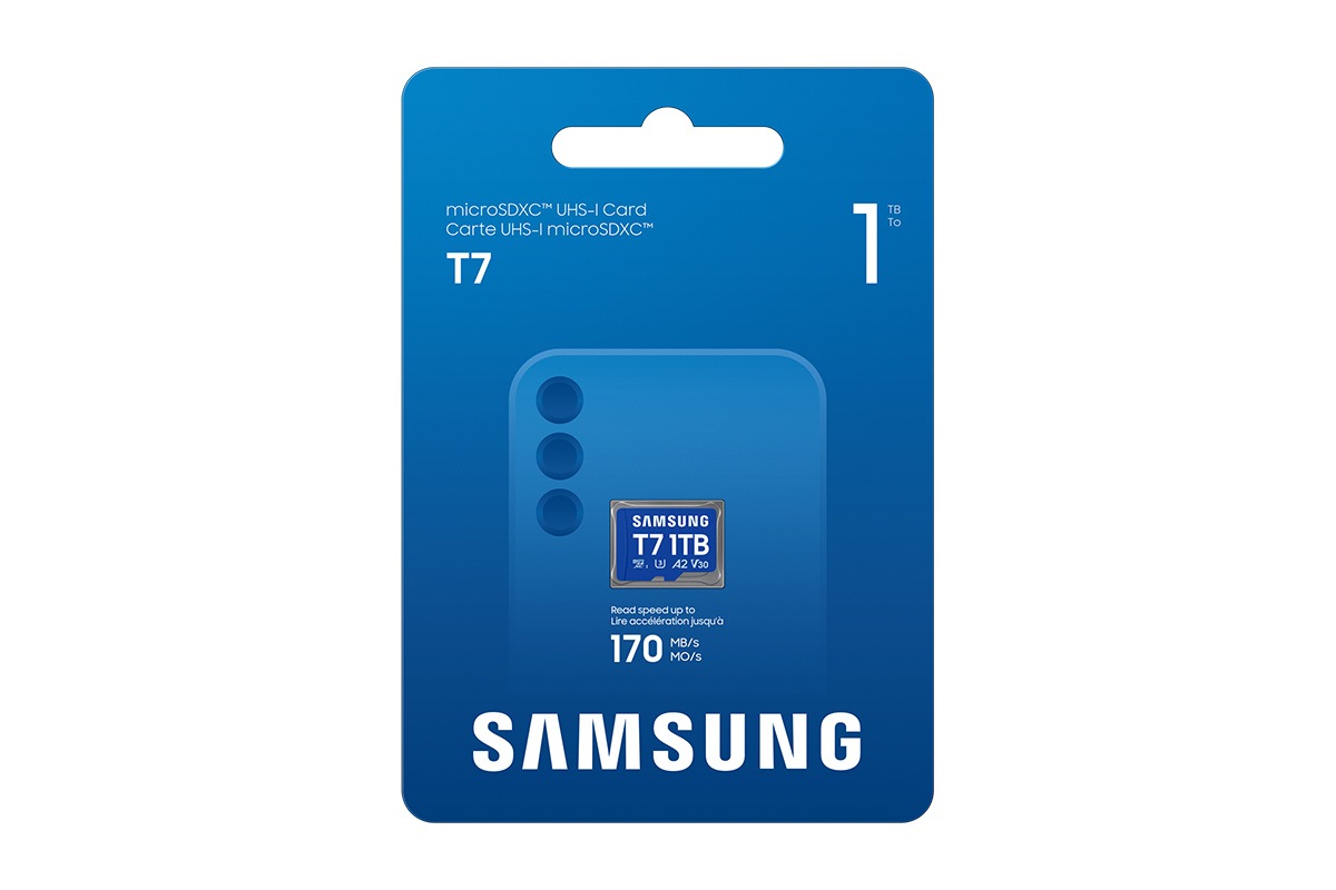 T7 microSD Card microSDXC™ UHS-I 1TB Blue