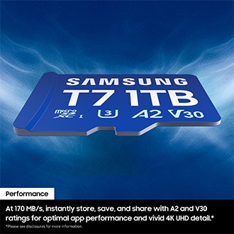 T7 microSD Card microSDXC™ UHS-I 512GB Blue