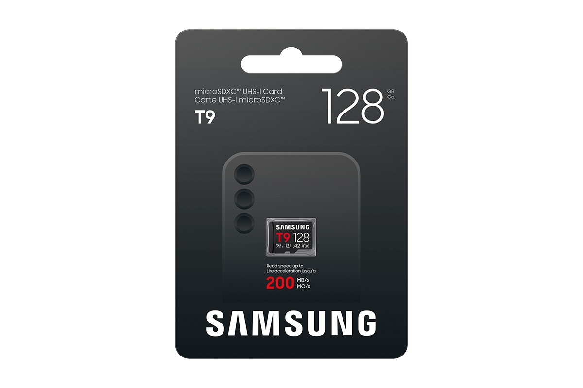 T9 microSD Card microSDXC™ UHS-I Card Back-PKG Black 