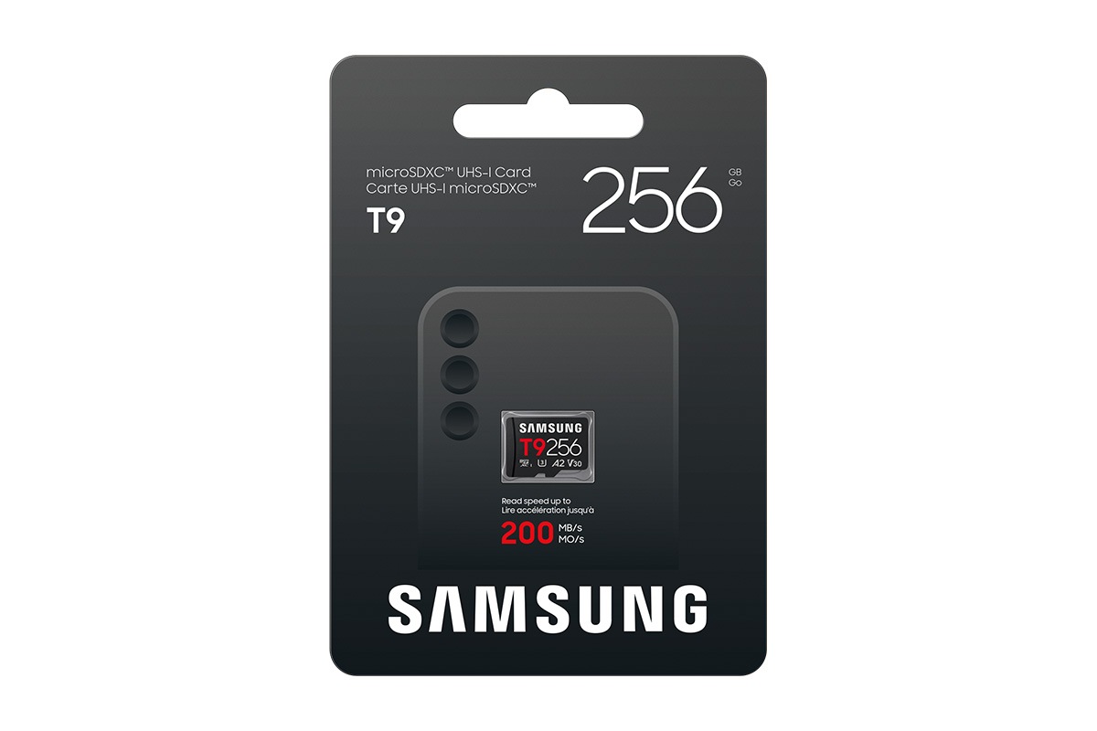 T9 microSD Card microSDXC™ UHS-I Card Back-PKG Black 