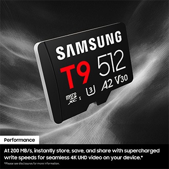 T9 microSD Card microSDXC™ UHS-I 256GB Black
