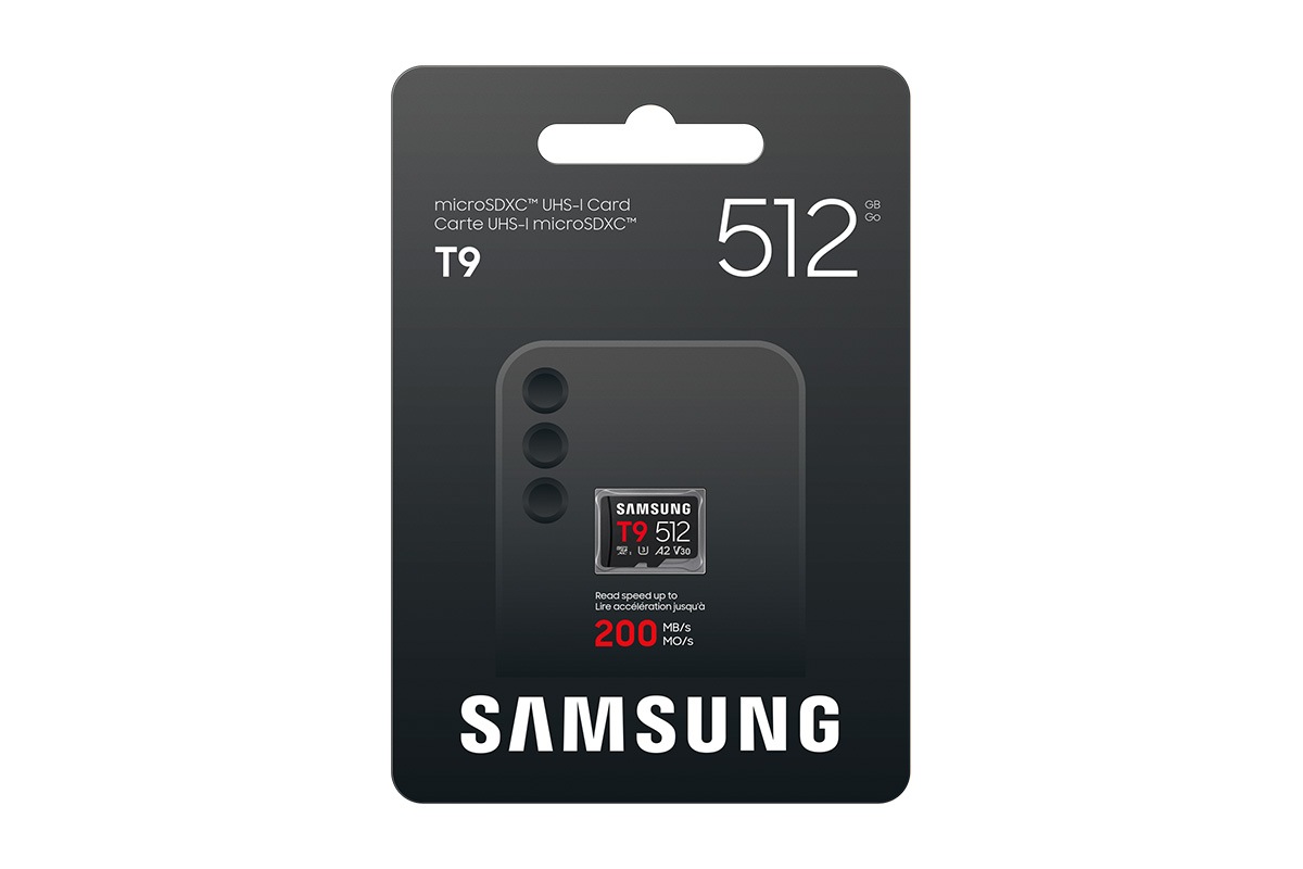 T9 microSD Card microSDXC™ UHS-I Card Back-PKG Black 