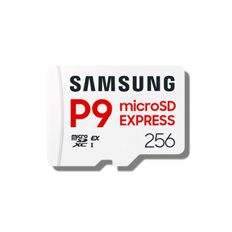 microSD Express Card P9 Express Front White 