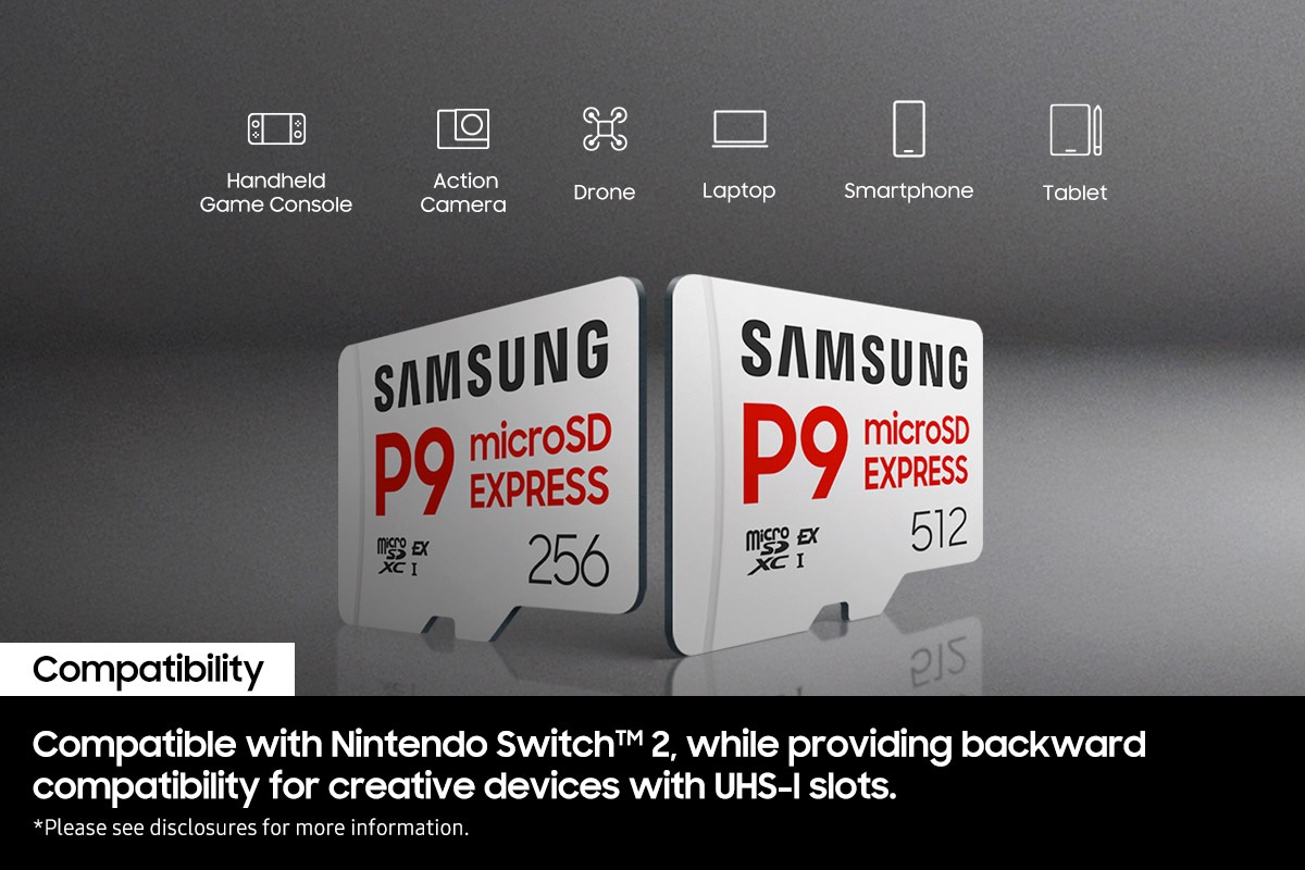 microSD Express Card P9 Express 512GB White