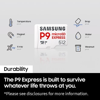 microSD Express Card P9 Express 512GB White