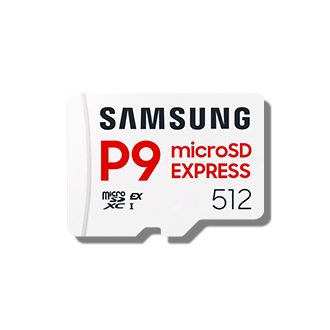 microSD Express Card P9 Express Front White 
