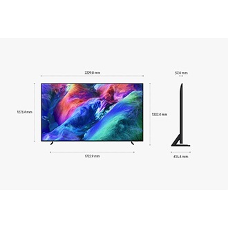 100" Micro RGB R85H 4K Samsung Vision AI Smart TV (2026) Black