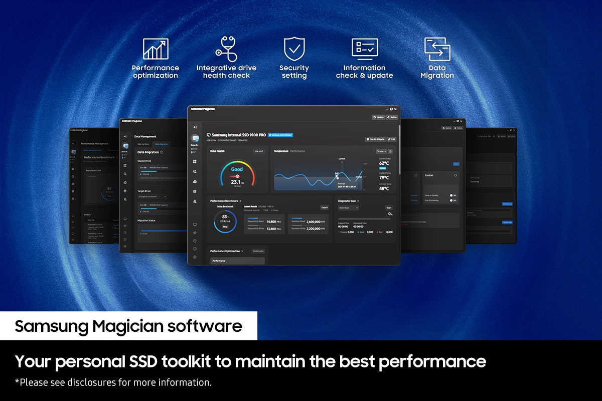 990 PCIe 4.0 NVMe M.2 SSD 1TB Black