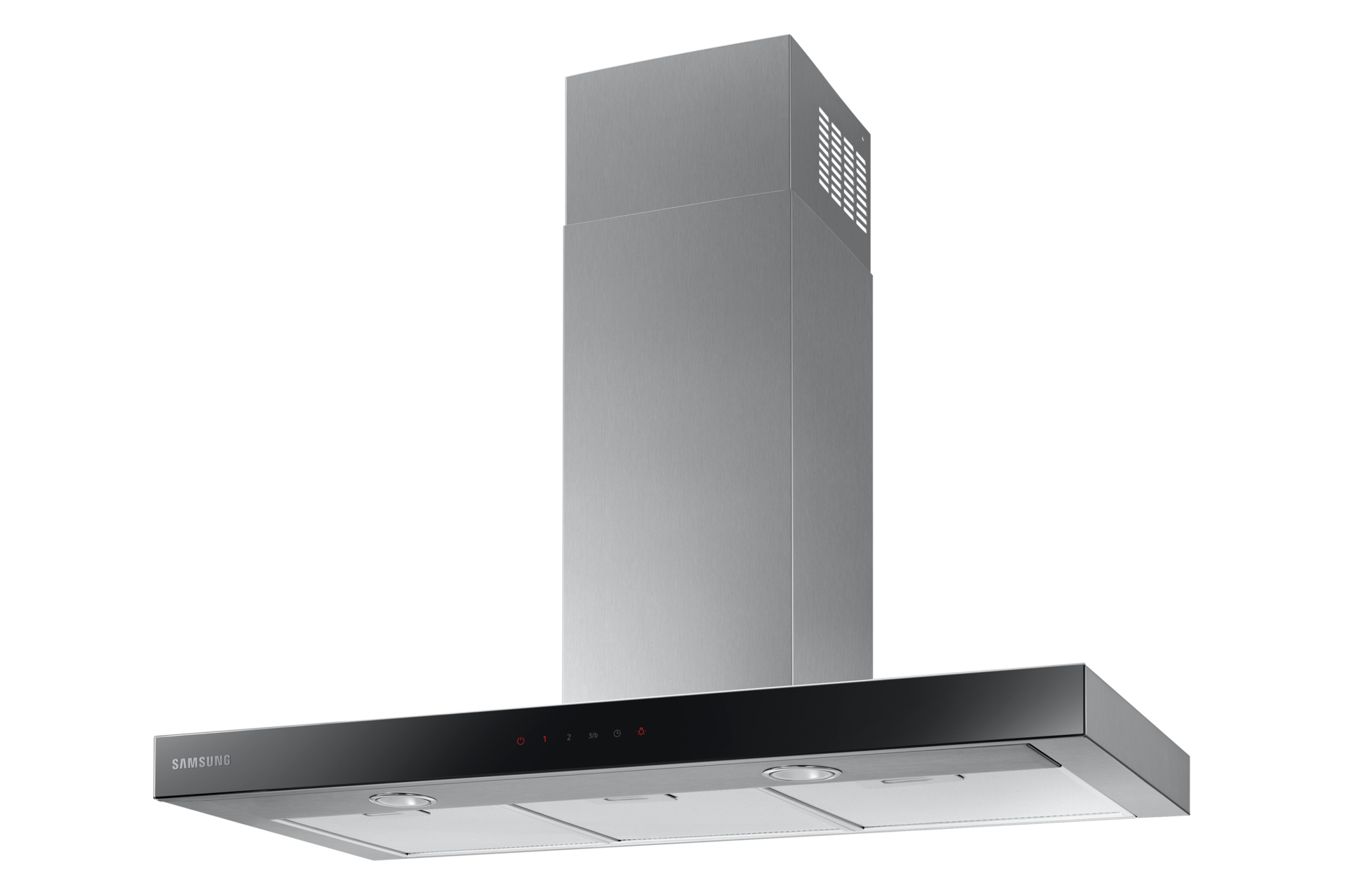 Hoods NK36C5070US/UR Powerful Ventilation System 90 cm Stainless Steel with Black Glass