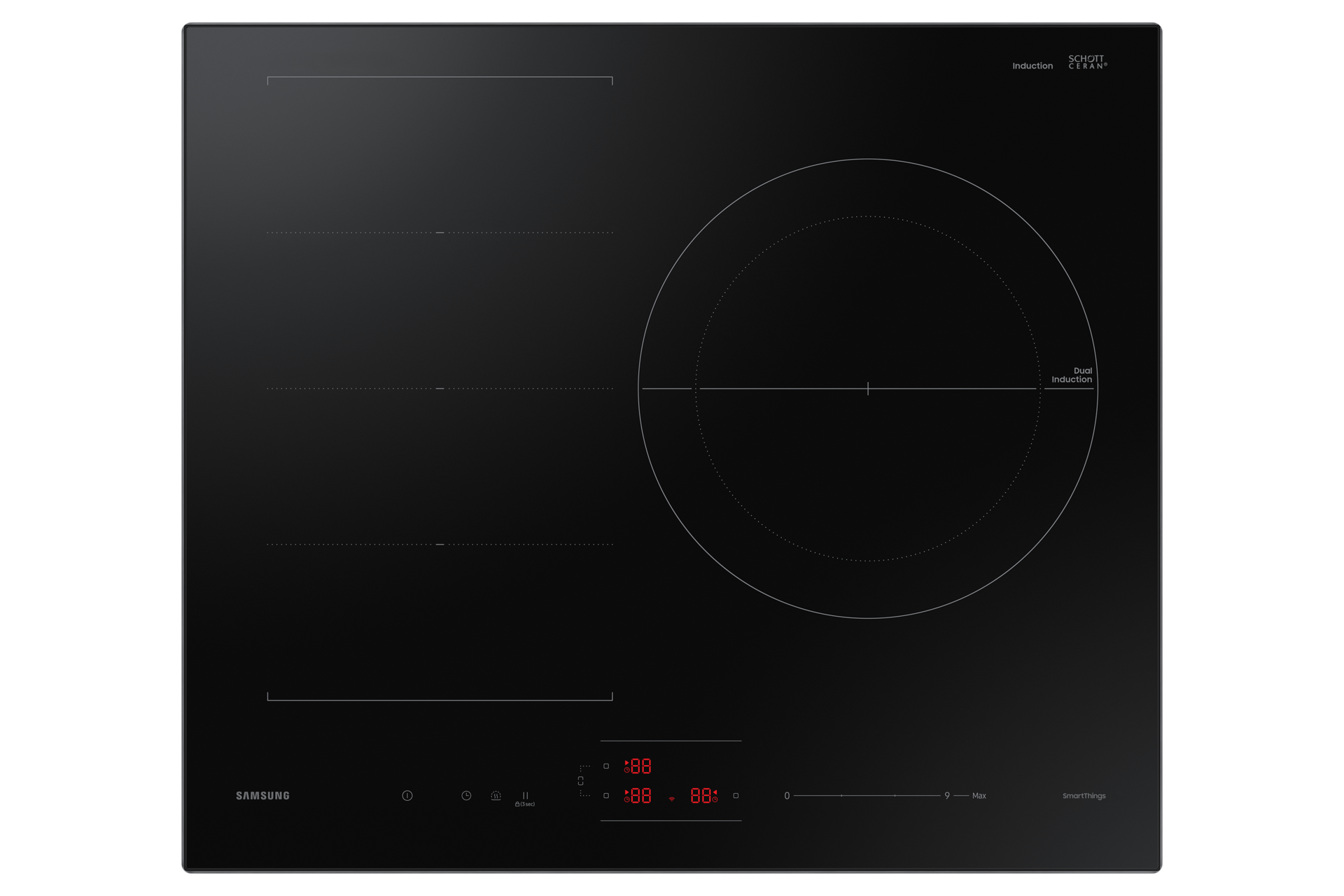 Induction Hobs NZ63B5056AK Single Flex Zone 3.4 kW Black