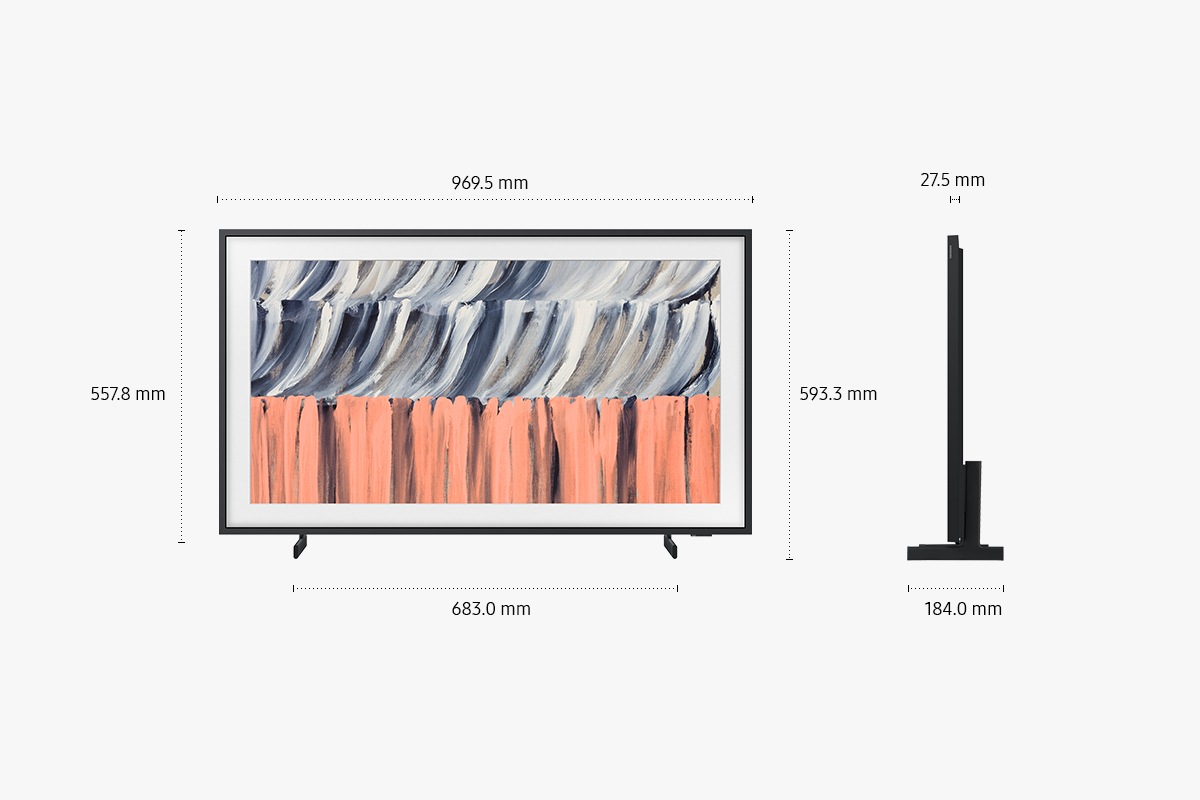 43" The Frame LS03HE 4K Samsung Vision AI Smart TV (2026) Black