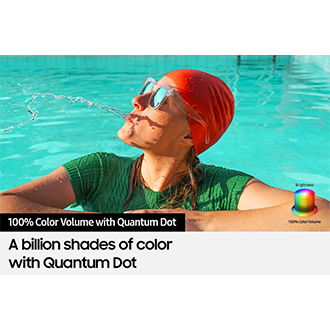 QLED TV Q60D with Color volume 100% can deliver full range of color