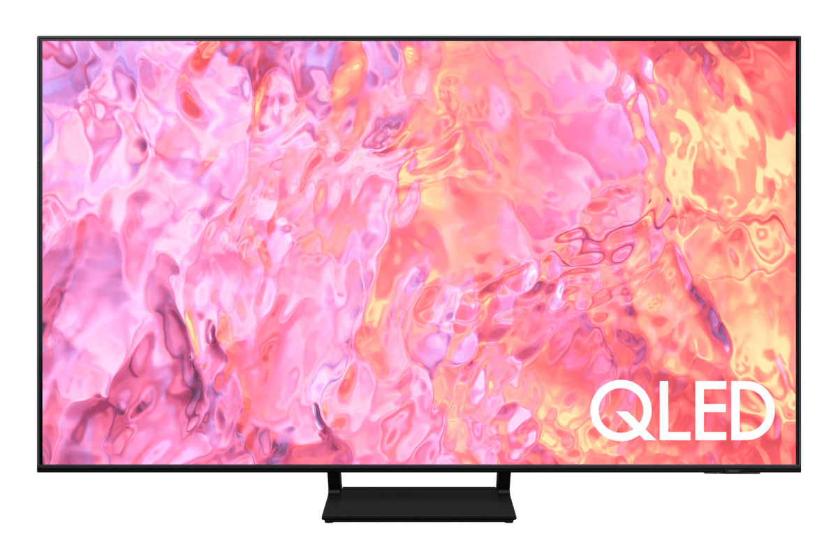 Samsung Q60C QLED 4K 55 Inch TV front in black