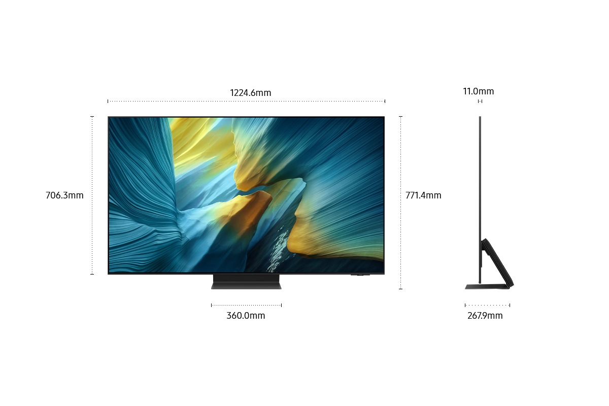 55" OLED S95F 4K Samsung Vision AI Smart TV (2025) Black