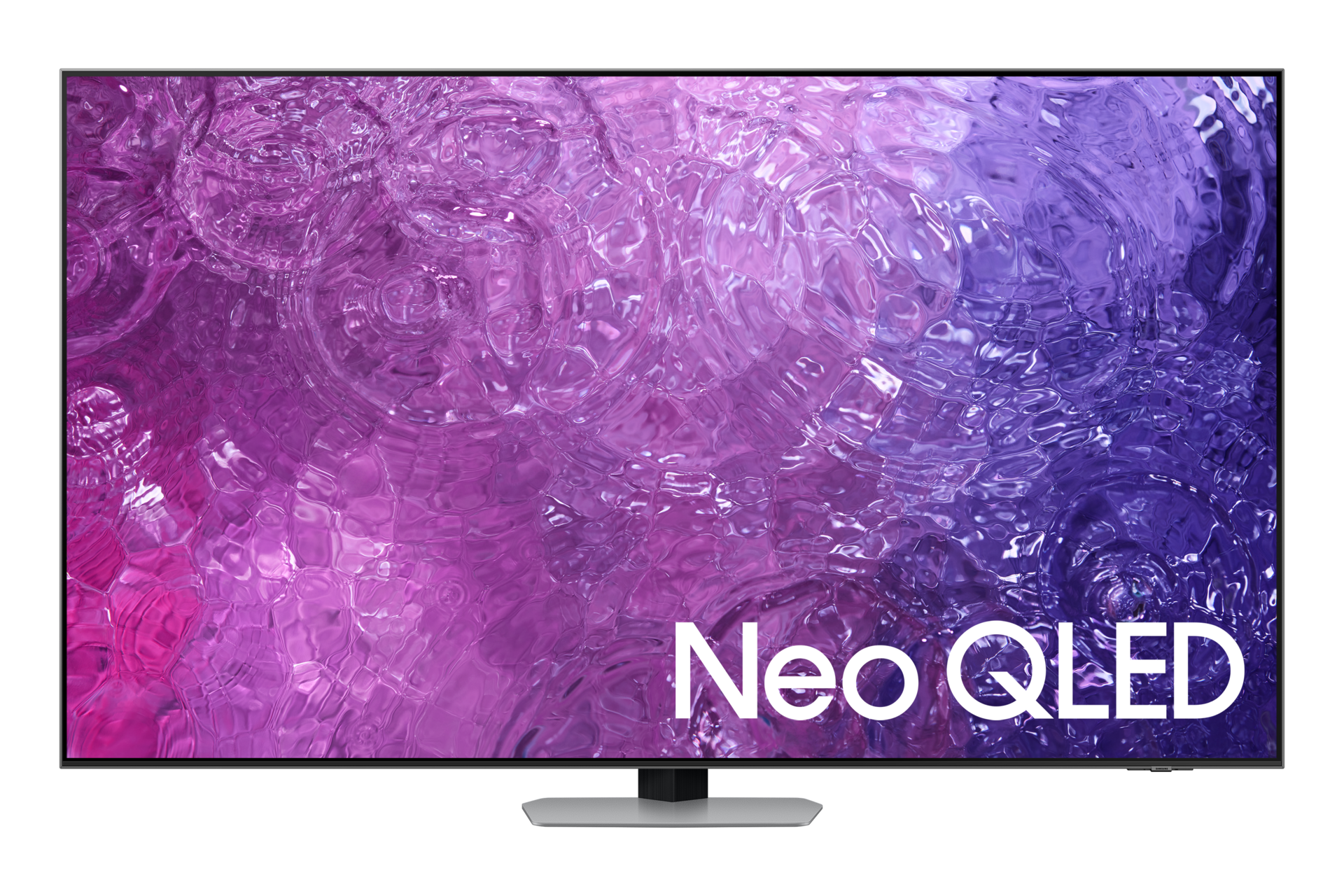 Samsung QN90C Neo QLED 4K 75 Inch TV front in silver