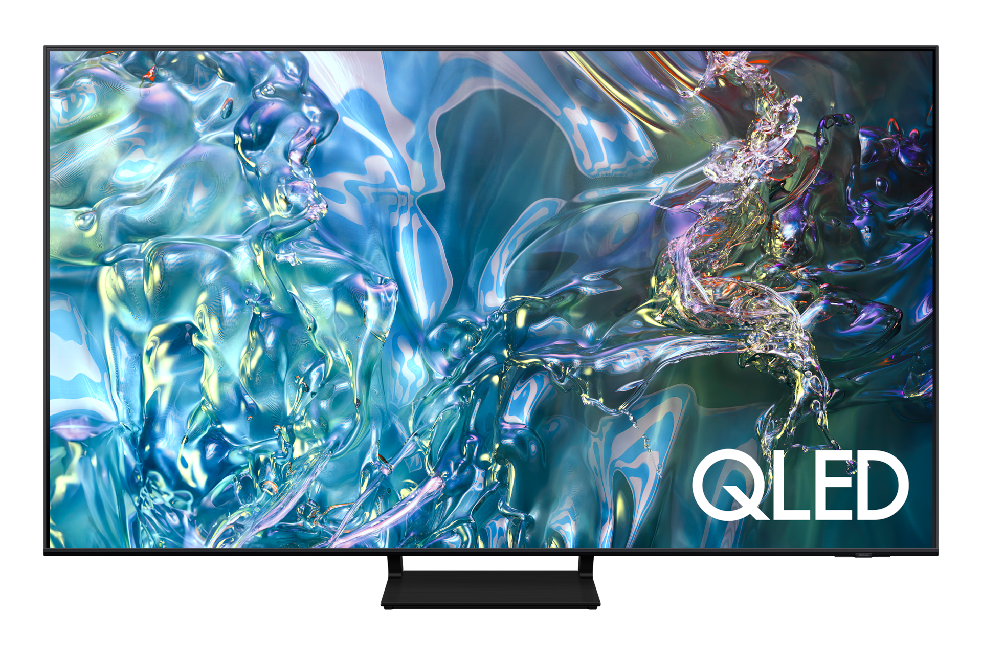 Front of the Samsung Q60D 85-inch QLED 4K Smart TV (2024) available at a great price at Samsung SG.