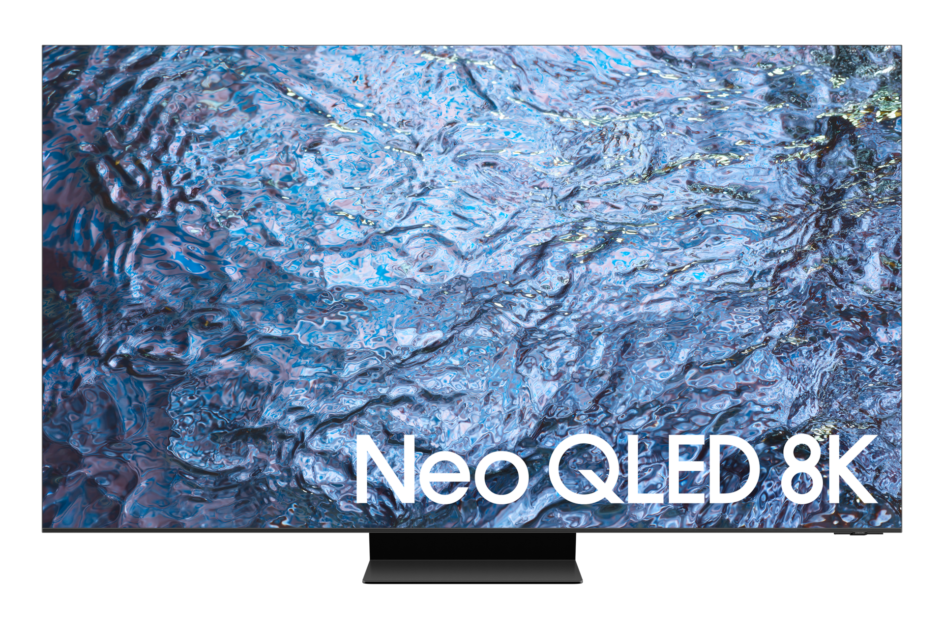 Samsung QN900C Neo QLED 8K 85 Inch TV front in black Titanium