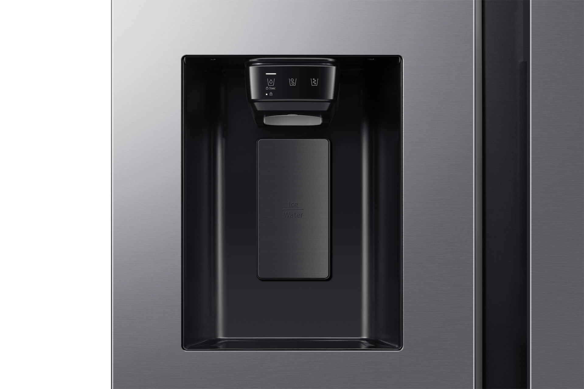 655 L Refrigerator SBS RS70F65Q3TSS Bespoke  Detail-Dispenser Silver 