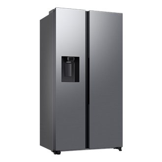 655 L Refrigerator SBS RS70F65Q3TSS Bespoke  L-Perspective Silver 