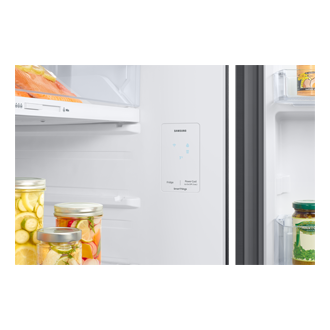 RT6300C Top Mount Freezer Refrigerators with Bespoke Design Detail-Internal-Display Black 
