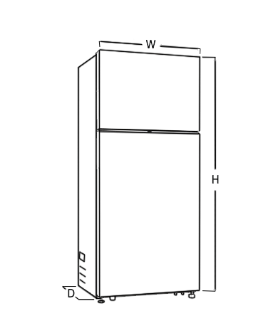 Bespoke AI Top Mount Freezer 410L Black | Samsung Singapore