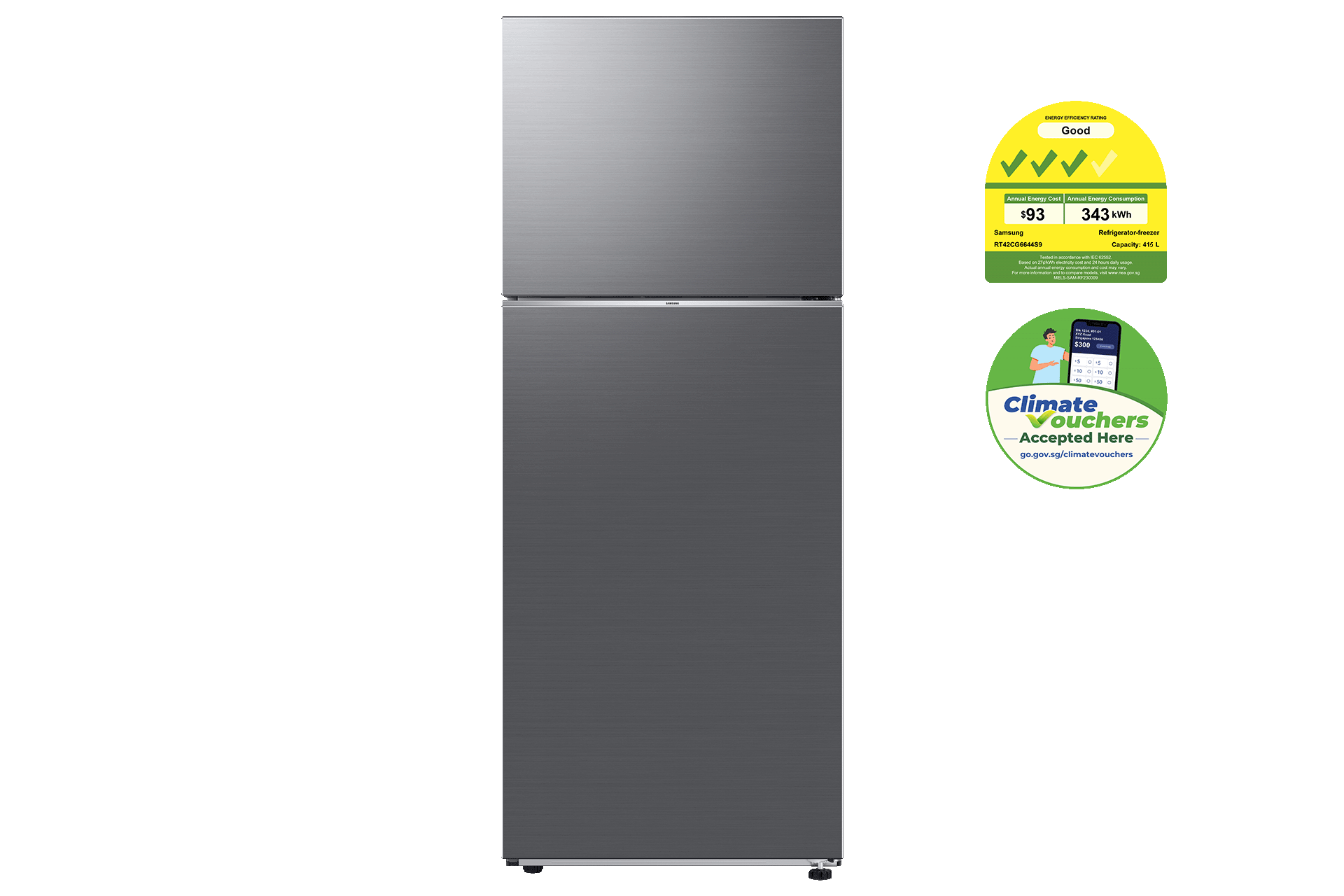 Business | Top Mount Freezer 3 Ticks 410L | RT42CG6644S9SS
