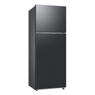RT6300C Top Mount Freezer Refrigerators with Bespoke Design L-Perspective Black 