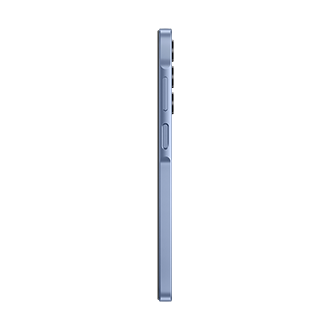 Showcasing the right side of the Samsung Galaxy A25 5G smartphone and its buttons