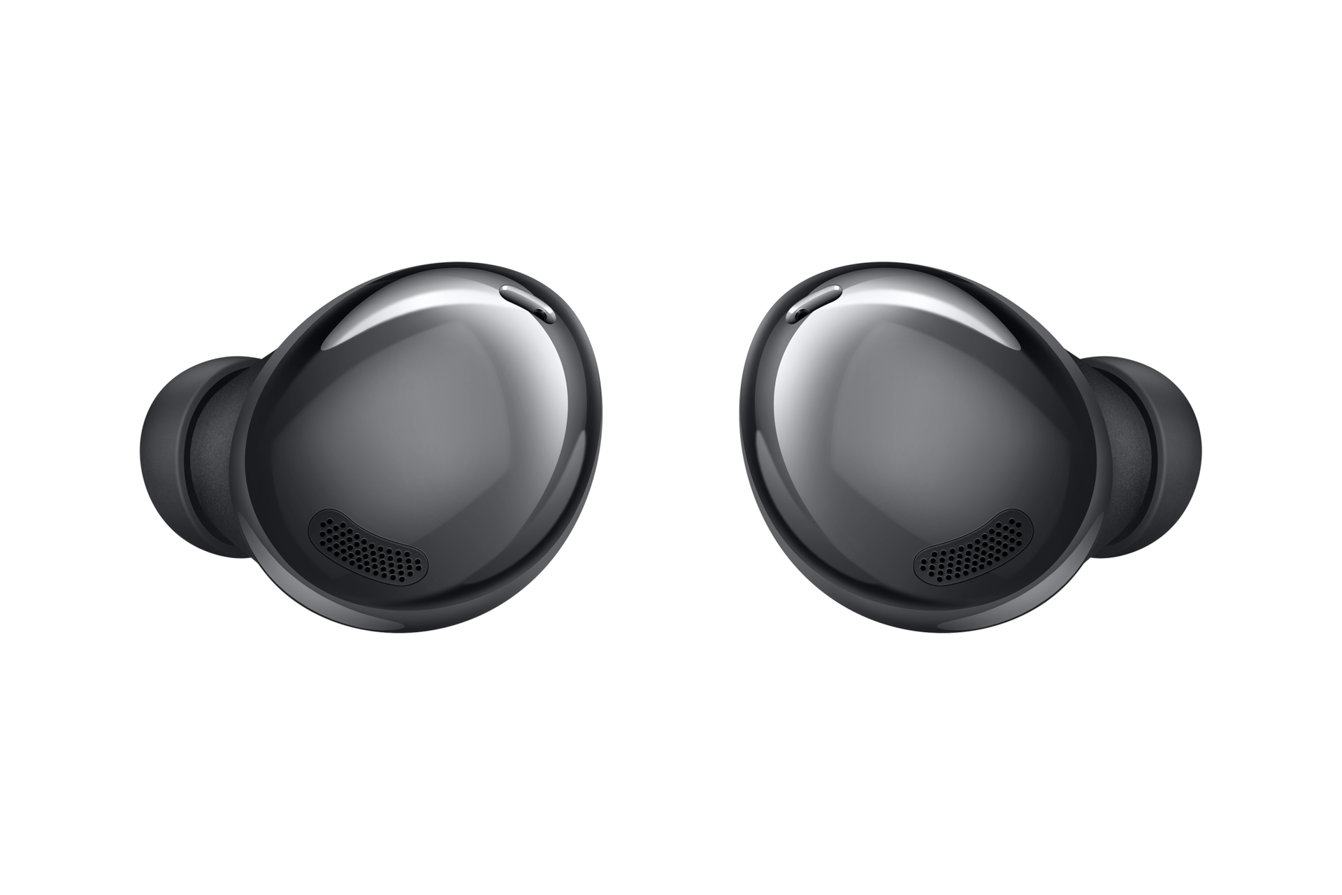 Samsung Galaxy Buds Pro Active Noise Cancelling Wireless Earbud Phantom Black Colour — Front View