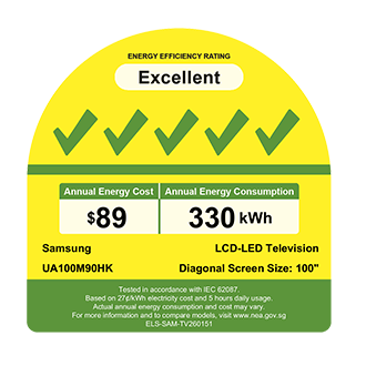 100" Mini LED M90H 4K Samsung Vision AI Smart TV (2026) Titanium Black