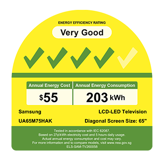 65" Mini LED M75H 4K Samsung Vision AI Smart TV (2026) Titanium Black