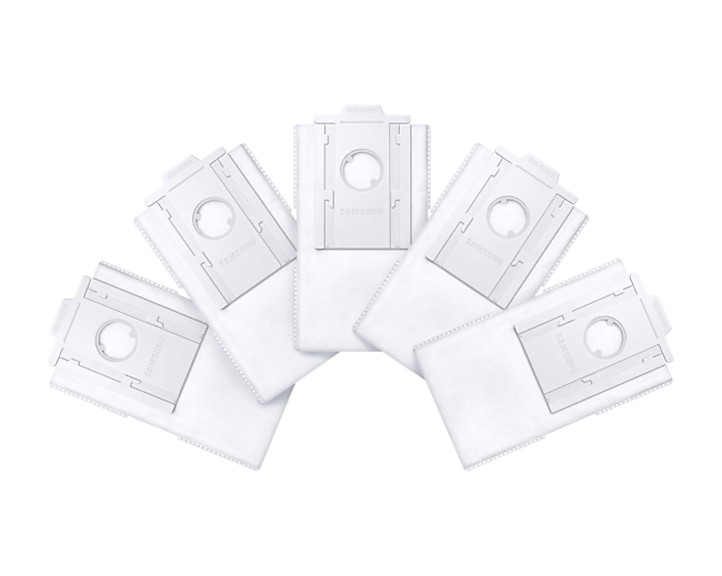 Get Samsung VCA-RDB95 now. Image shows Dust Bag for Jet Bot+ (5 pieces) in white from top view
