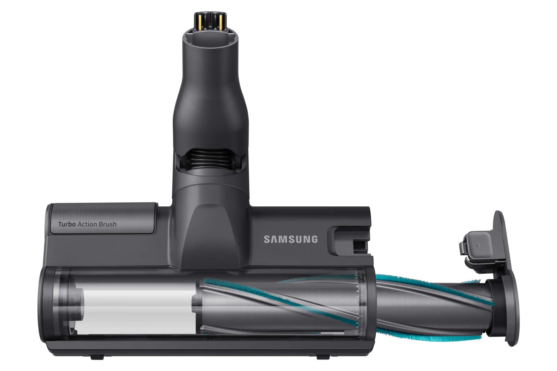 Shop for Samsung VCA-TAB90 now. Jet Turbo Action Brush in silver is seen halfway out of the case from front view