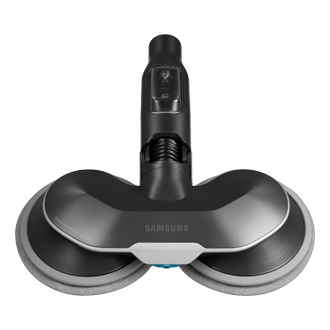 Explore Samsung VCA-WBA95/GL features now. Image shows Spray Spinning Sweeper for BESPOKE Jet™ in black from top view