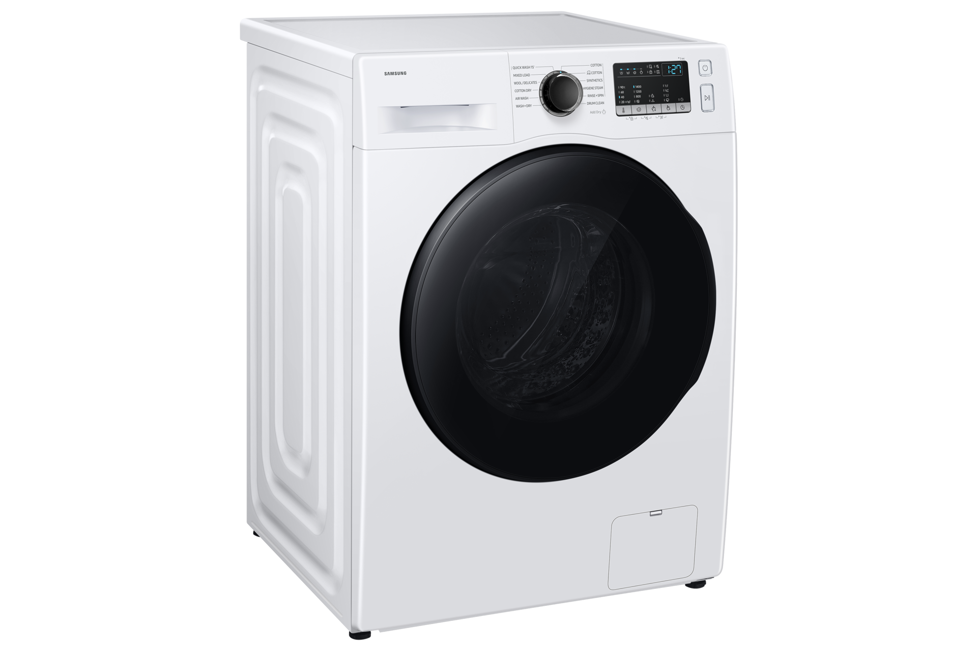 Washer Dryer Combo Hygiene Steam 9kg + 6kg L-Perspective White 