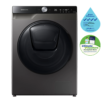 Buy Samsung WD90T754DBX/SP now. QuickDrive™, 9Kg, Washer Dryer, 4 ticks Water Efficiency, Climate Vouchers